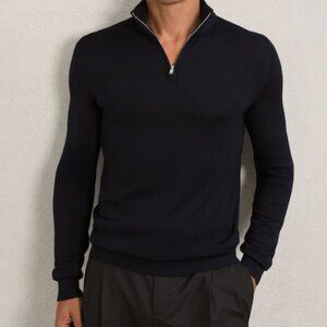 Reiss Men's Quarter Zip Sweater